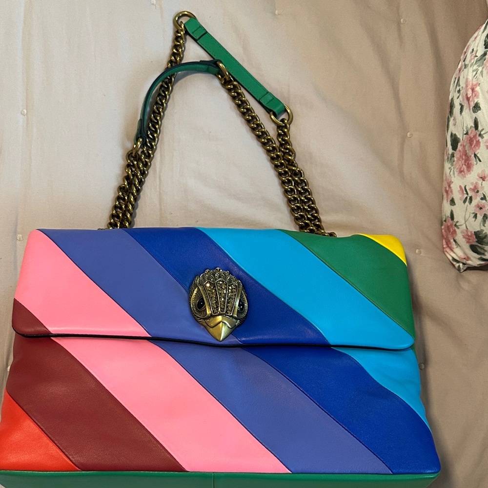Kurt Geiger xxl Multicolor Striped Women's Bag